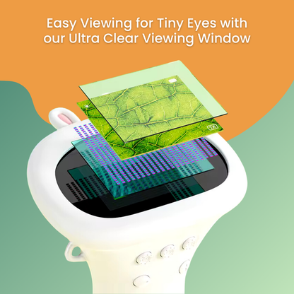 Mini Microscope for Kids: Portable Pocket Microscope STEM Science Tool Viewer