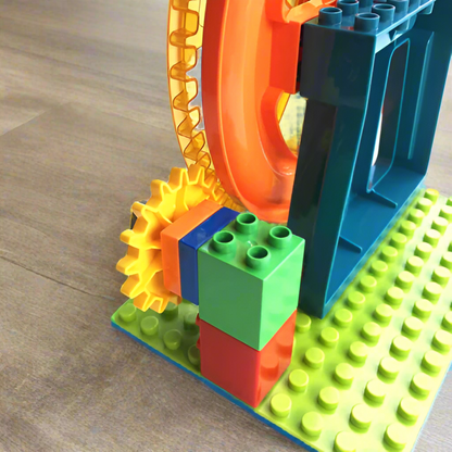 Musical Marble Run Set Feature Gears