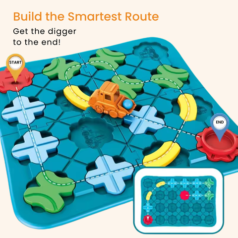 SmartRoute Kids Logic Puzzle Route Planning